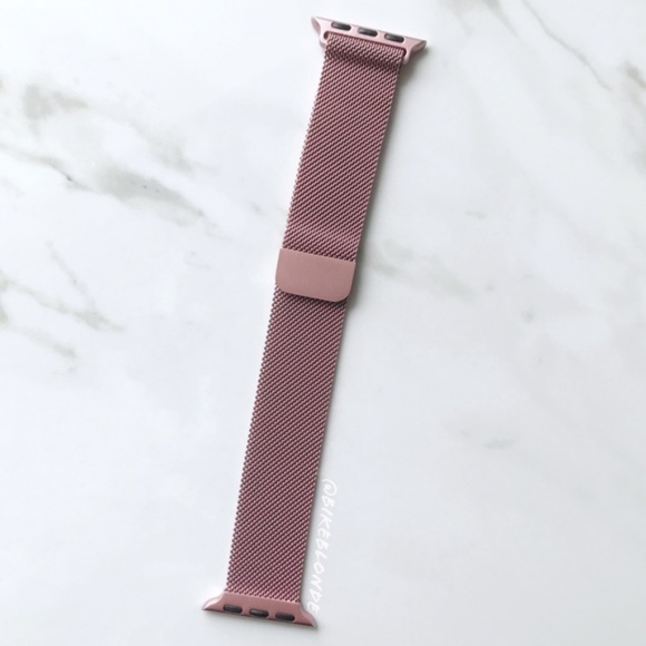 Accessories - NEW Pink Rose Gold Stainless Band For Apple Watch